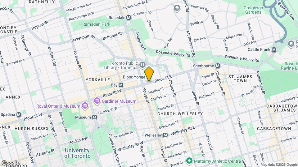 33 Bloor St E Map and Location Details