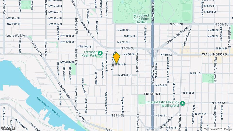 411 N 44th St Map and Location Details
