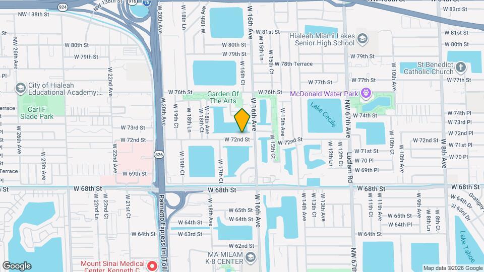 1647 W 72nd St Map and Location Details