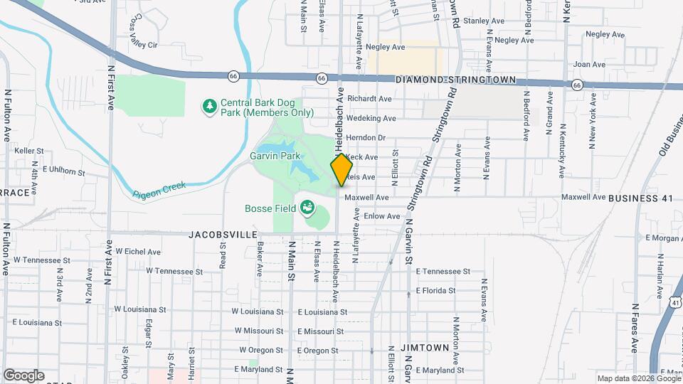 1803 N Heidelbach Ave Map and Location Details