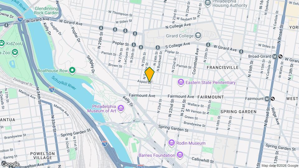 2404 Aspen St Map and Location Details