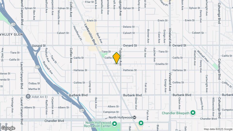 11422 Emelita St Map and Location Details