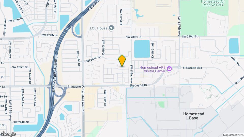 13303 SW 285th St Mapa y Detalles de la Ubicación