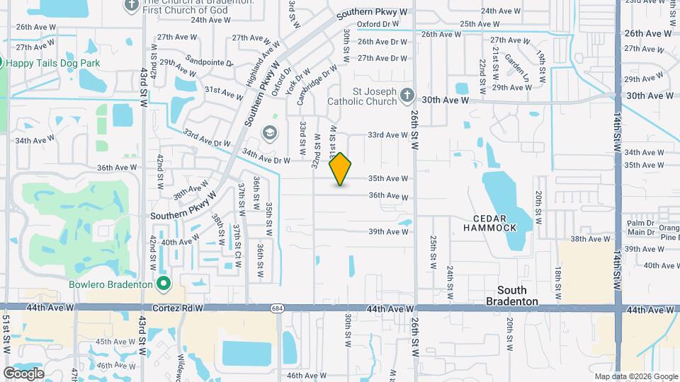 3008 36th Ave W Map and Location Details