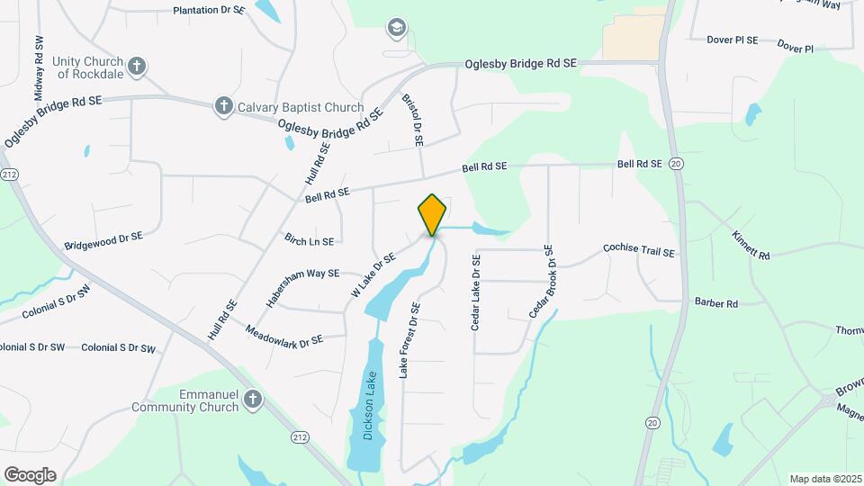 4721 W Lake Dr SE Map and Location Details