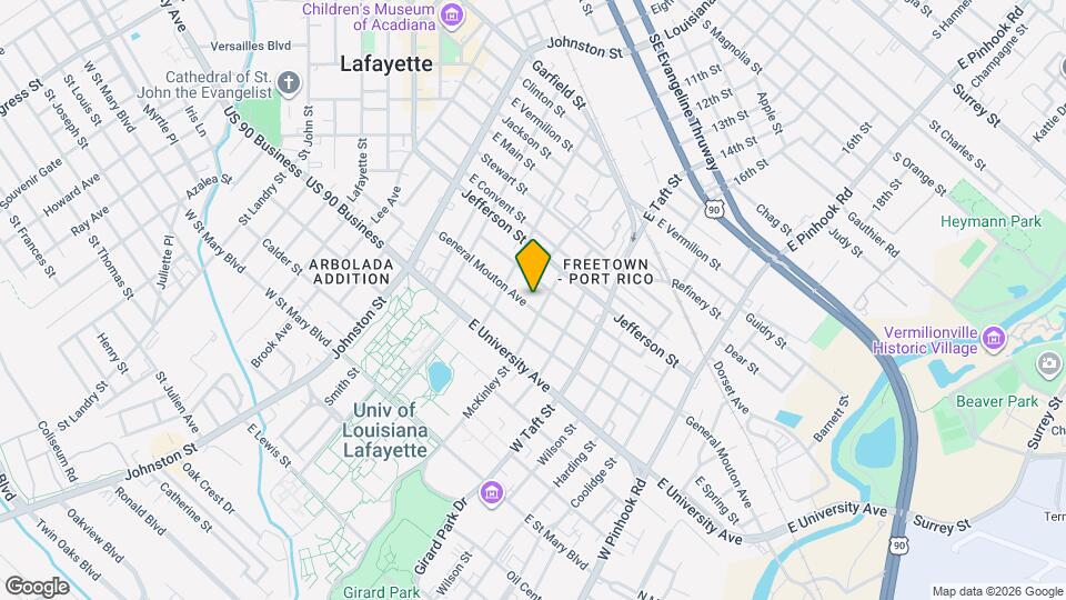 427 General Mouton Ave Map and Location Details