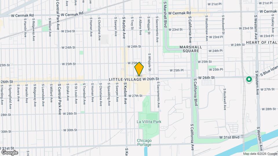 3120 W 26th St Map and Location Details