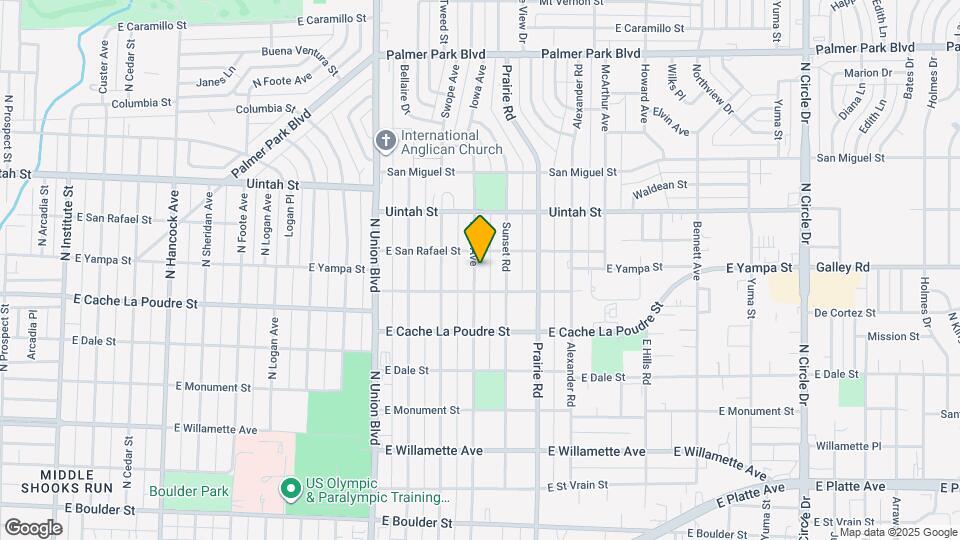 1017 Iowa Ave Map and Location Details