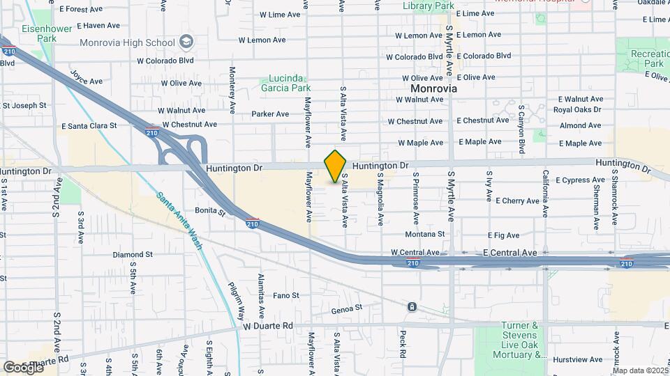1131 S Alta Vista Ave-Unit -c Map and Location Details