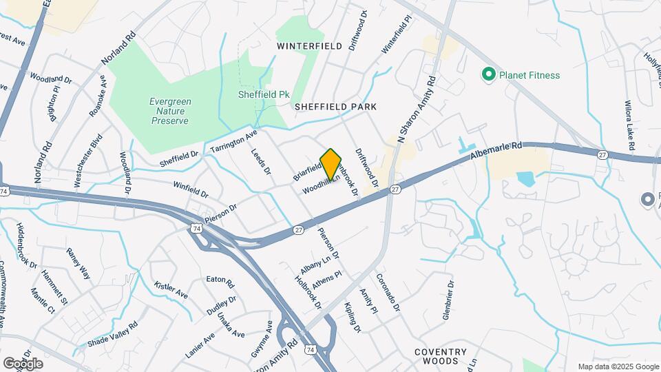 1508 Woodhill Ln Map and Location Details