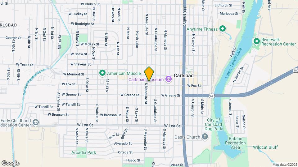114 S Mesquite St Map and Location Details