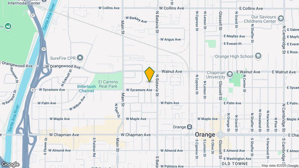 419 N Citrus St Map and Location Details
