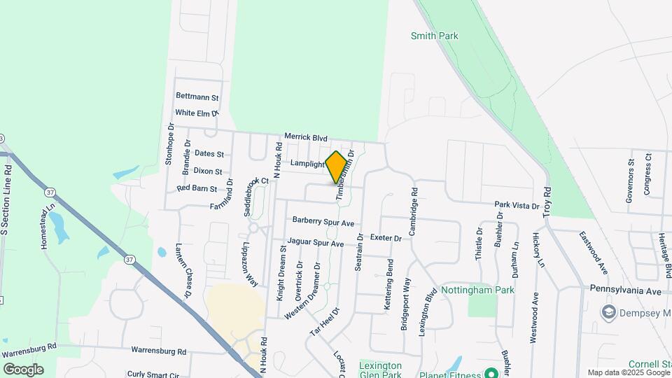 608 Beckler Ln Map and Location Details