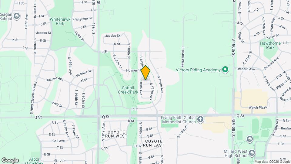 18804 Orchard Ave Map and Location Details