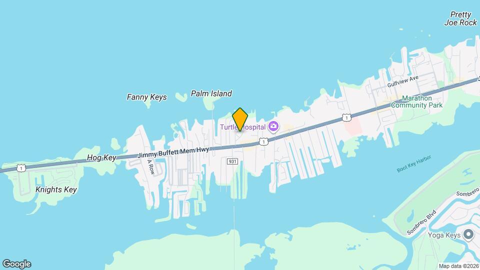 1998 Overseas Hwy Map and Location Details