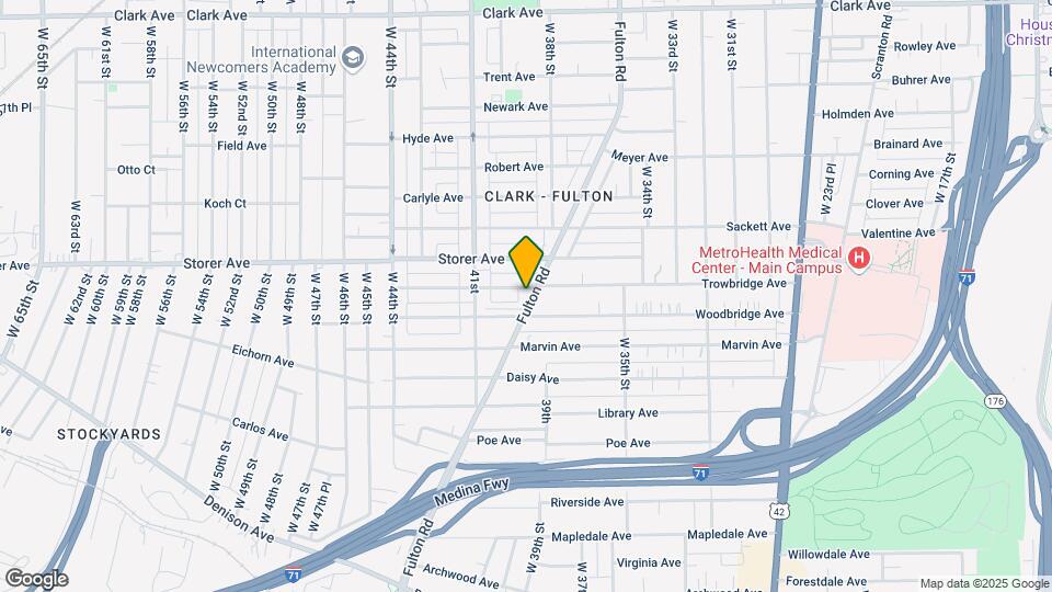 3414 Fulton Rd Map and Location Details