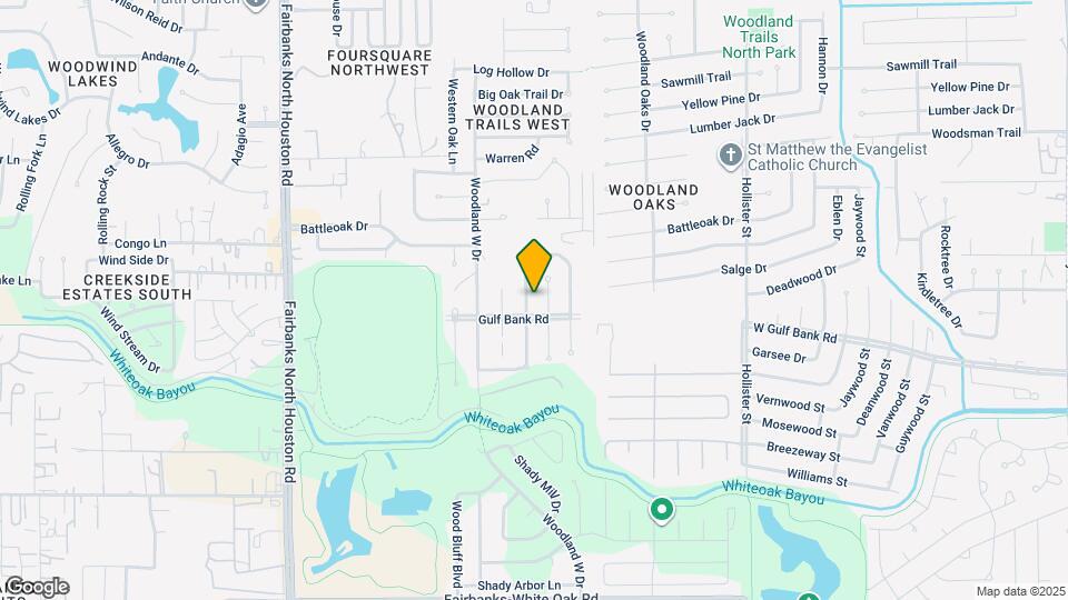 7410 Woodoak Dr Mapa y Detalles de la Ubicación