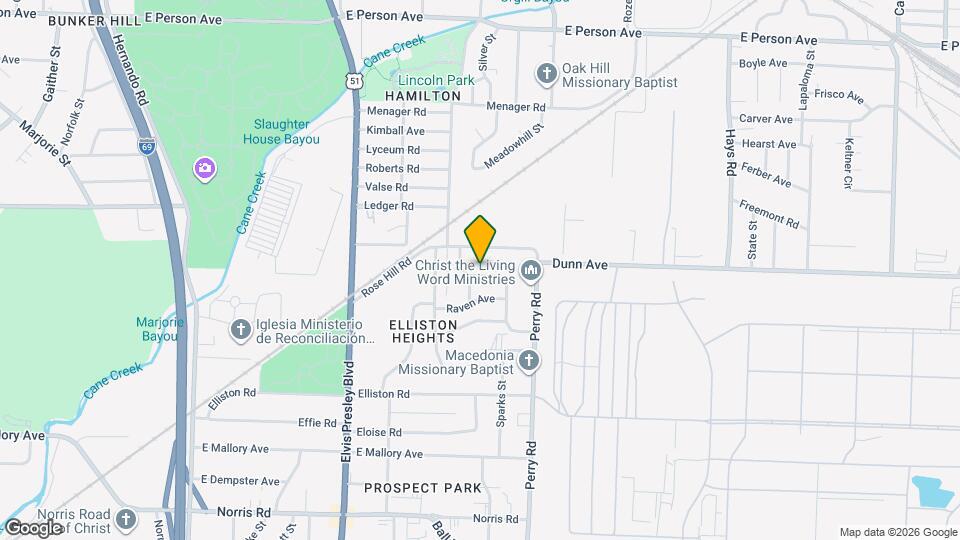 1506 Birdsong Ave Map and Location Details