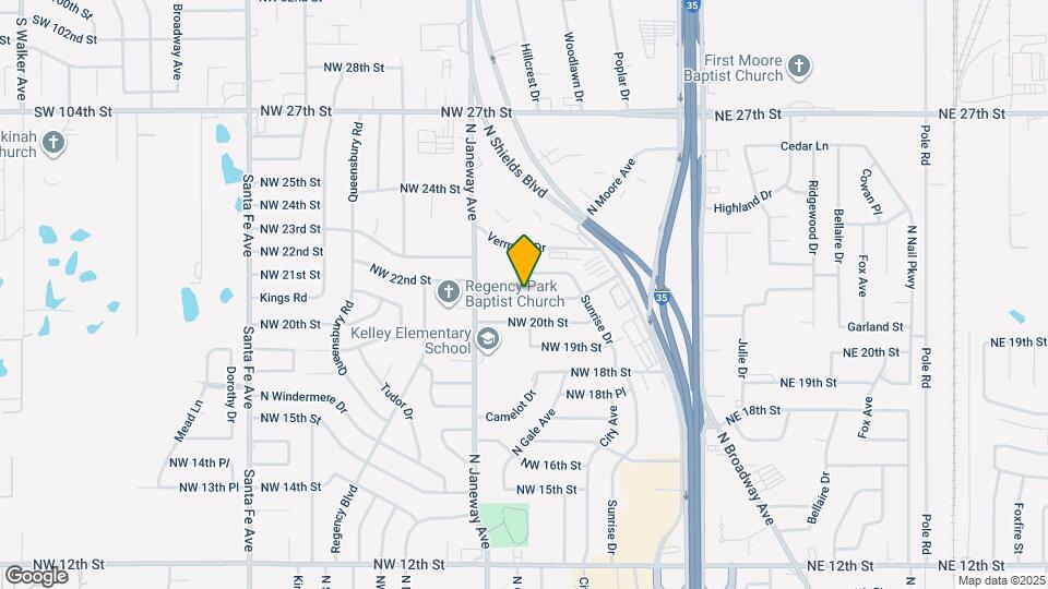 637 NW 21st St Map and Location Details