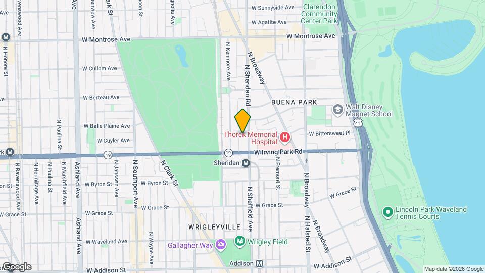 4032 N Sheridan Rd, Unit S3 Mapa y Detalles de la Ubicación