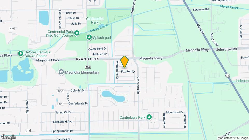 4517 Fox Run St Map and Location Details