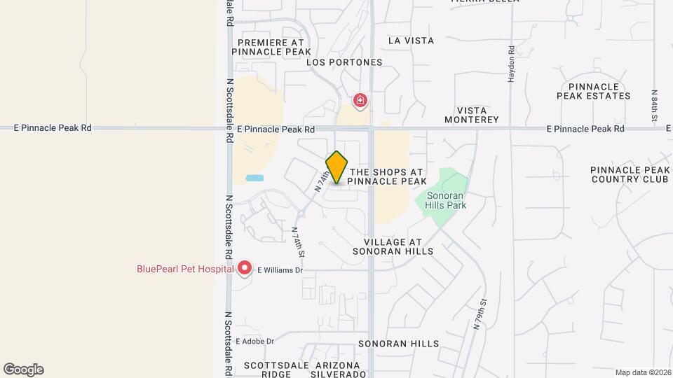 7440 E Via De Luna Dr Map and Location Details