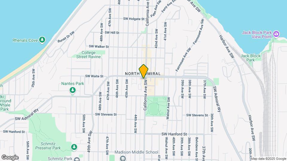 2611 California Ave SW Mapa y Detalles de la Ubicación