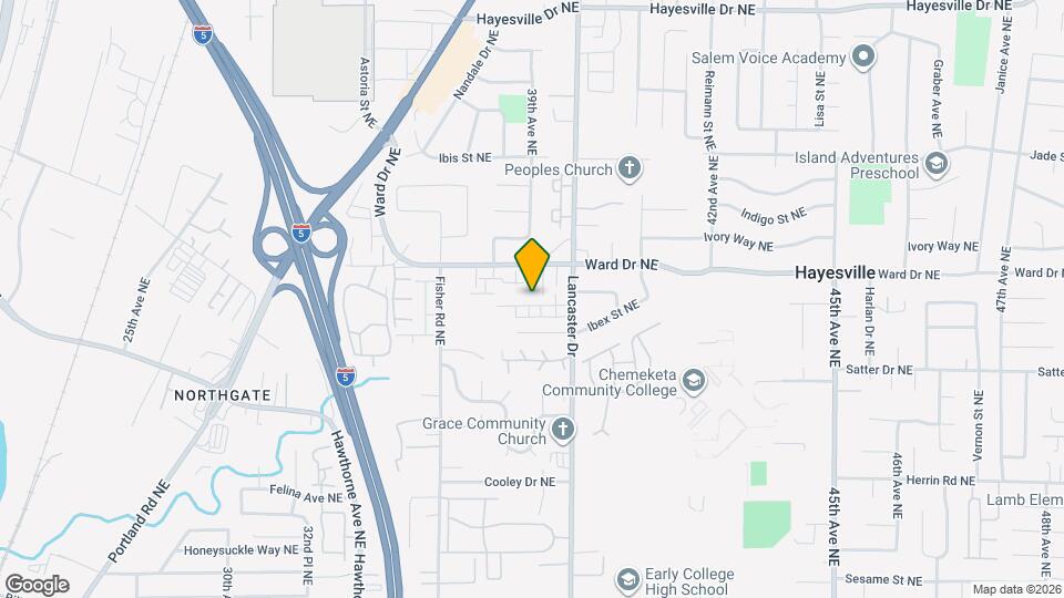 3875 Iberis St NE Map and Location Details