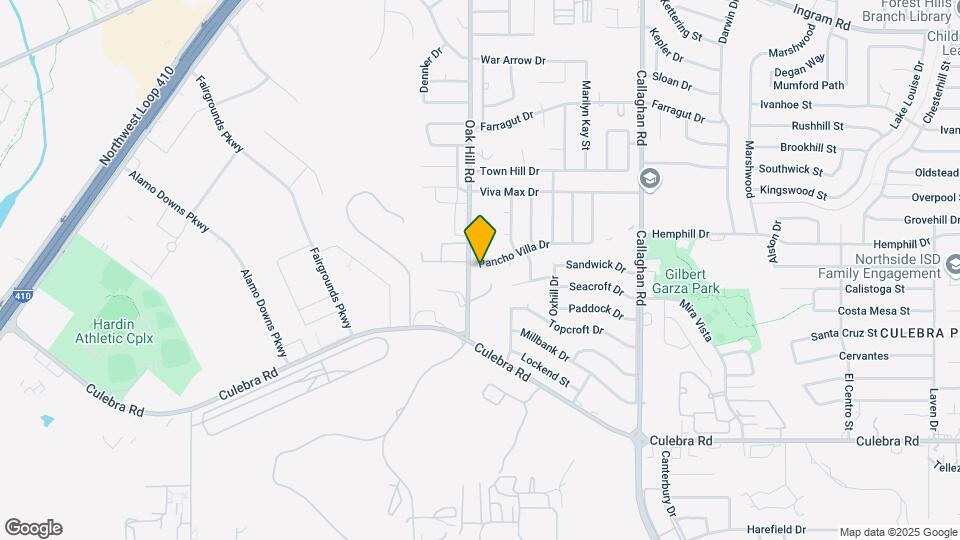 6234 Pancho Villa Dr Map and Location Details