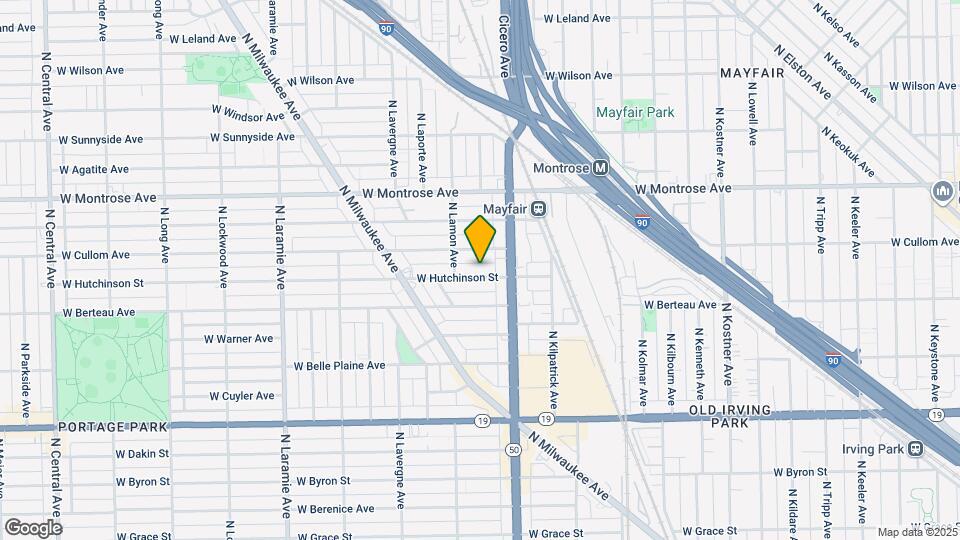 4824 W Hutchinson St Map and Location Details