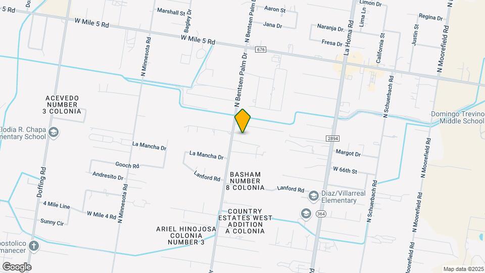 5840 N Bentsen Palm Dr Map and Location Details