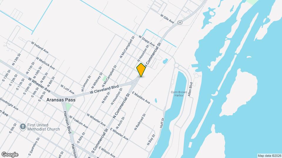 633 N Commercial St Map and Location Details