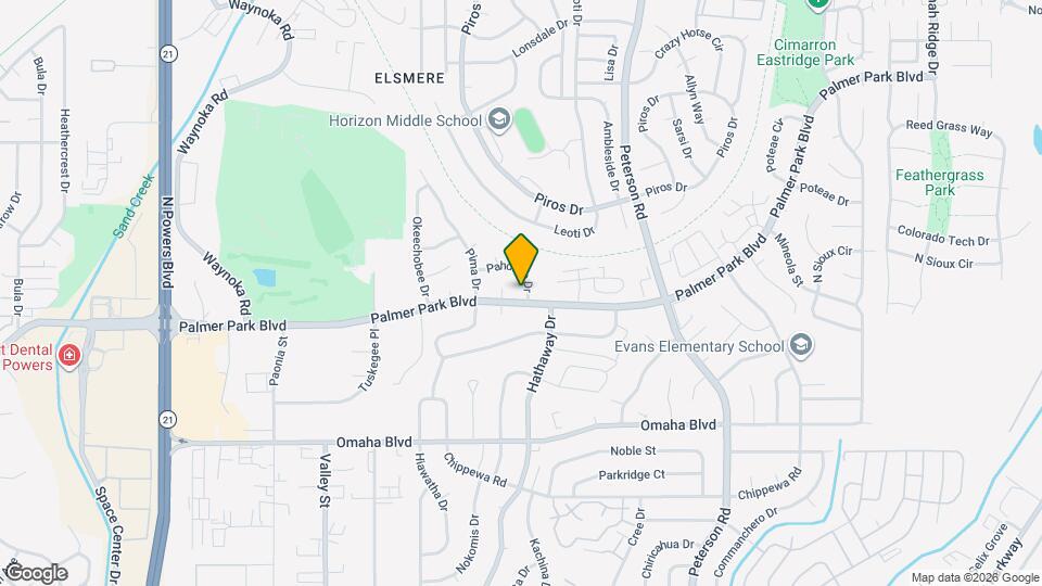 6589 Pahokee Dr Map and Location Details