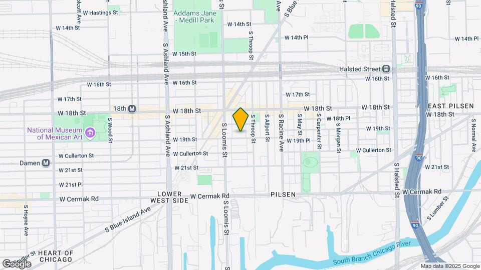 1326 W 19th St Map and Location Details