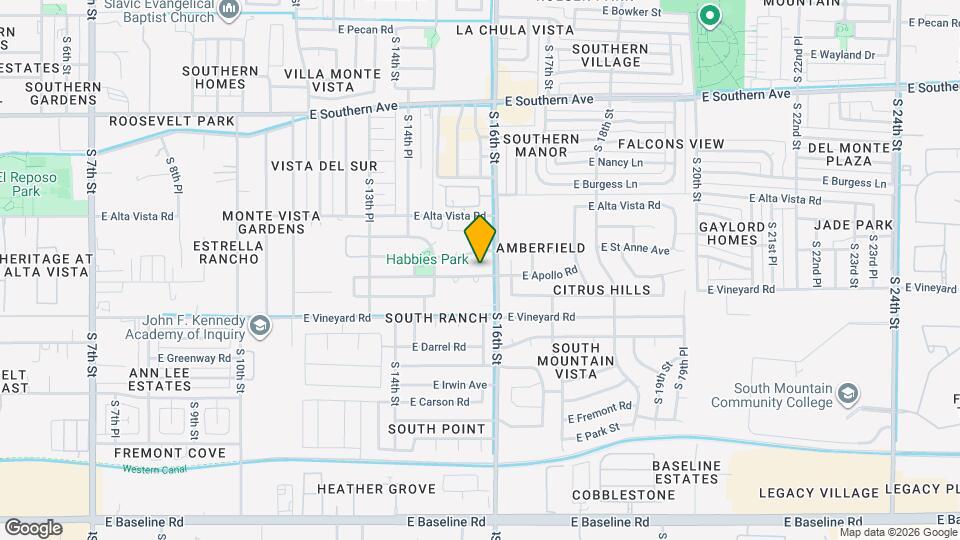 1532 E Apollo Rd Map and Location Details