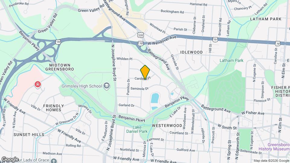 1311 Cardinal Pl Map and Location Details