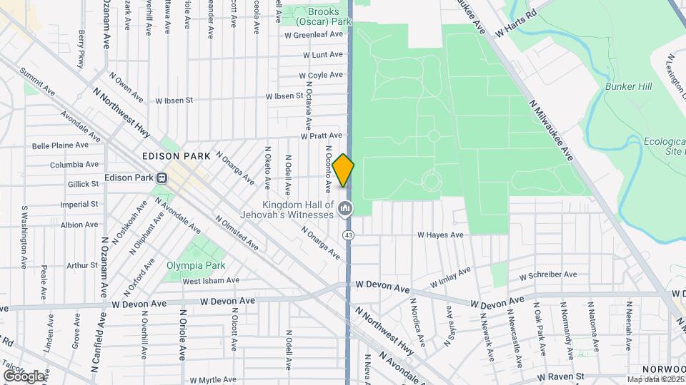 6636 N Harlem Ave Map and Location Details