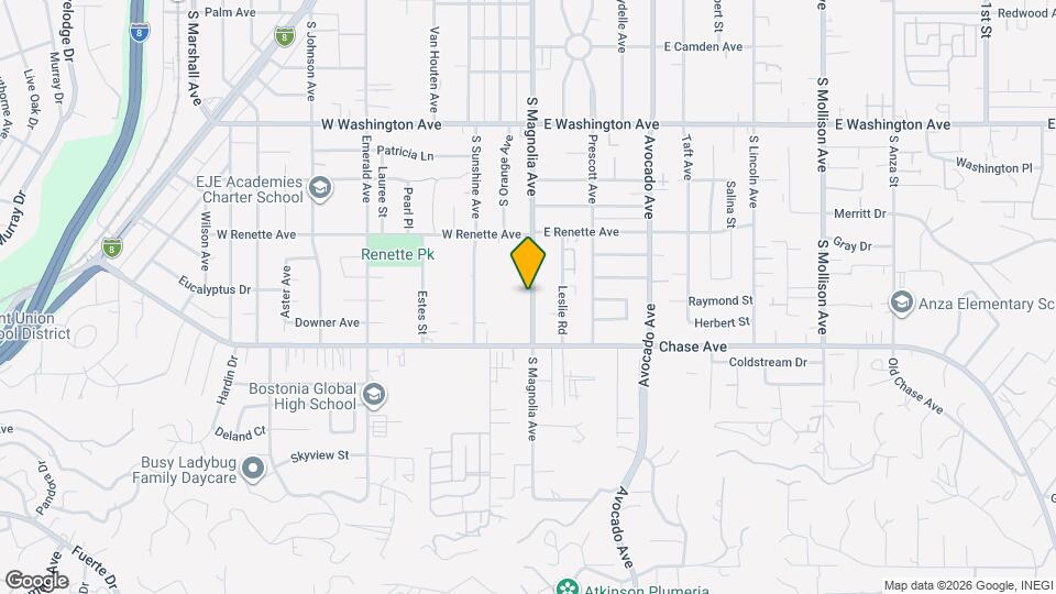 1010 S Magnolia Ave Map and Location Details