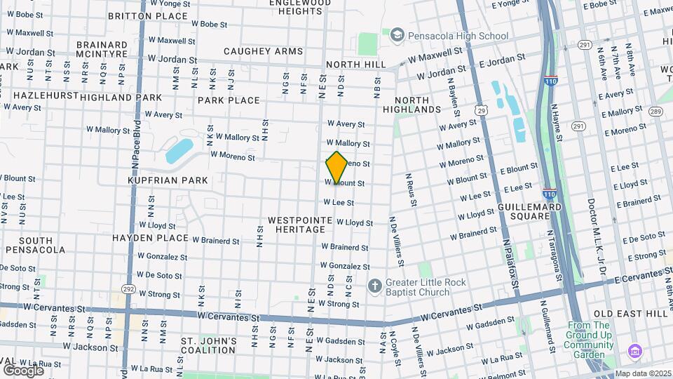 1407 N D St Map and Location Details