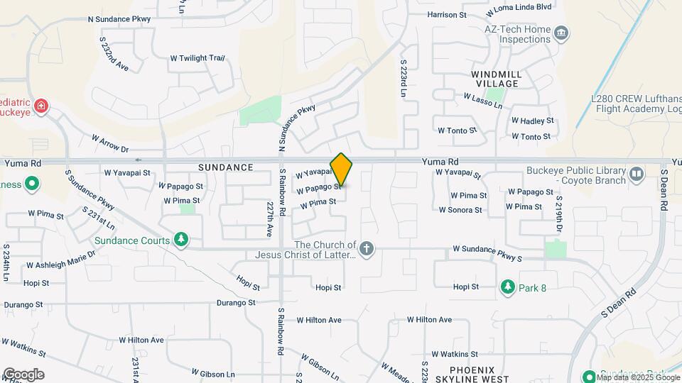 22533 W Papago St Map and Location Details