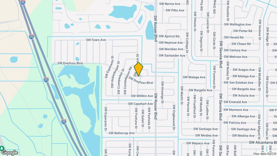 3250 SW Cohutta St Mapa y Detalles de la Ubicación
