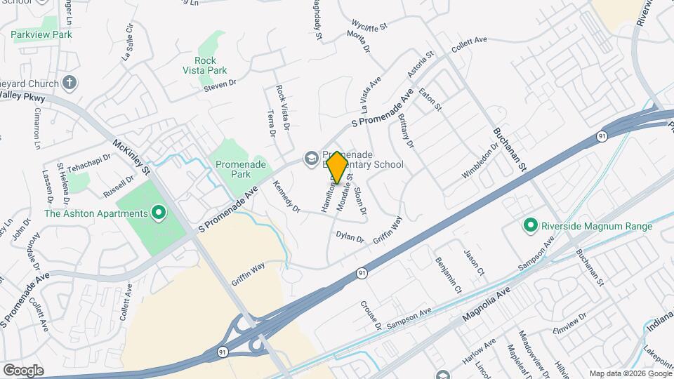 545 Hamilton Dr Map and Location Details
