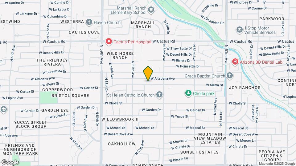 5558 W Cortez St Map and Location Details