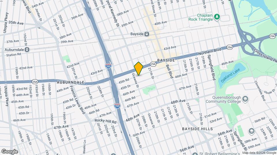 209-26 45th Rd Map and Location Details