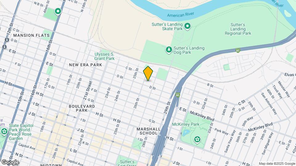 2615 D St Map and Location Details