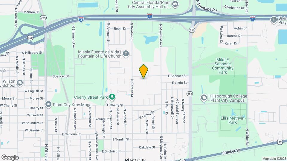 1601 N Wills St Map and Location Details