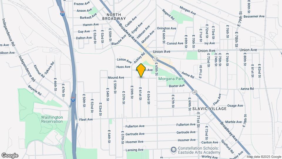 6100 Heisley Ave Mapa y Detalles de la Ubicación