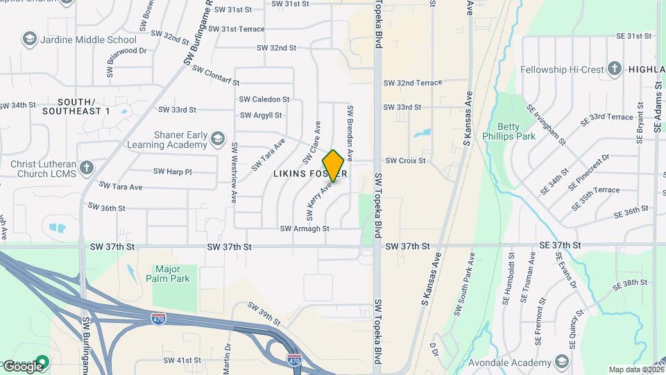 3530 SW Kerry Ave Map and Location Details