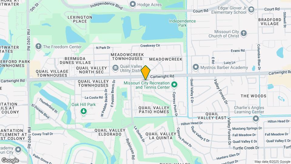2825 Camelot Ln Map and Location Details