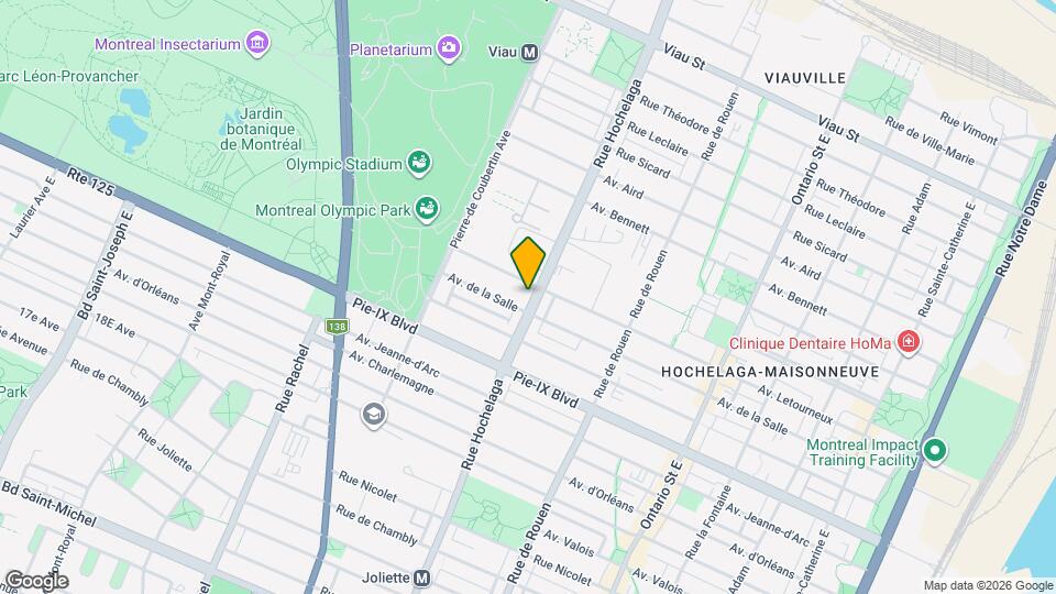 4265 Hochelaga Rue Map and Location Details